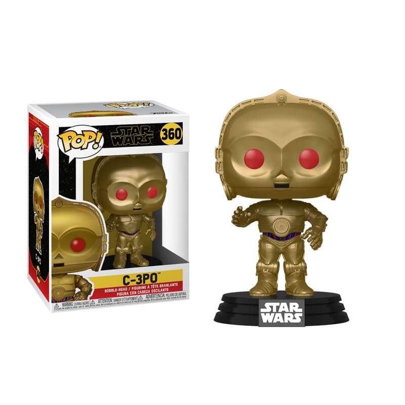 Funko Pop - C-3PO olhos vermelhos - Star Wars - A Ascensão Skywalker